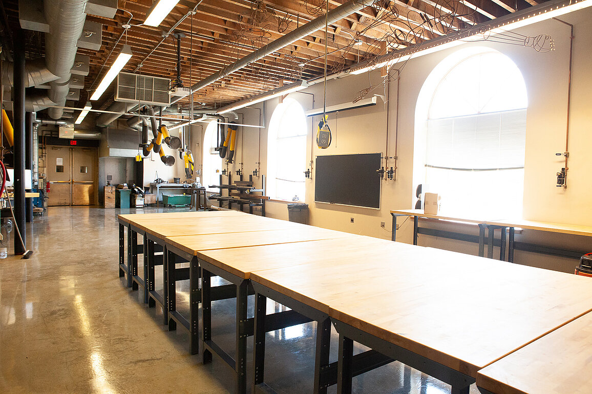 space of sculpture studio