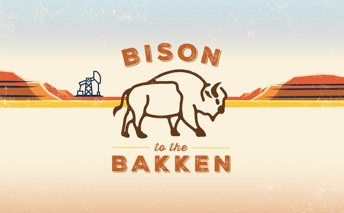 A graphic for the Bison to the Bakken program